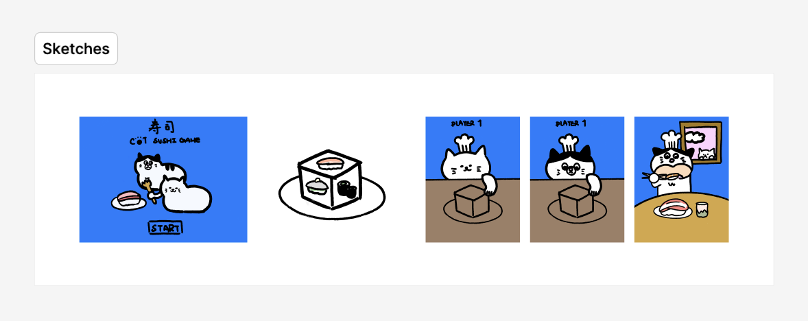 Thumbnail and Pencil Sketches